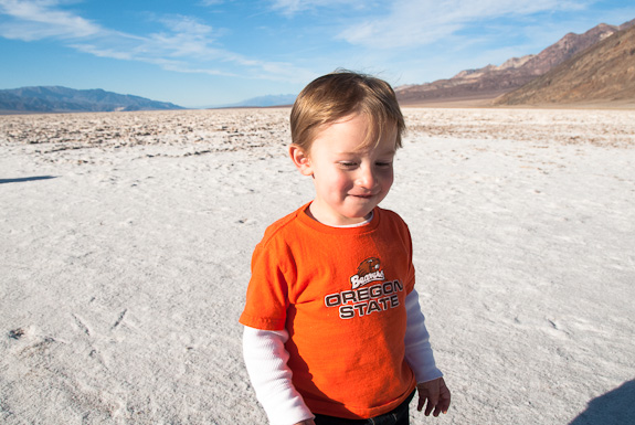 Carson at Badwater